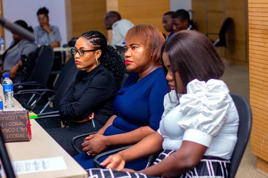 Delegates listening during an IBAZ training session