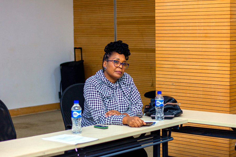 A delegate taking part in an IBAZ workshop