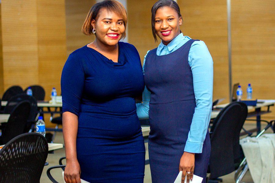 Two IBAZ delegates at an association event